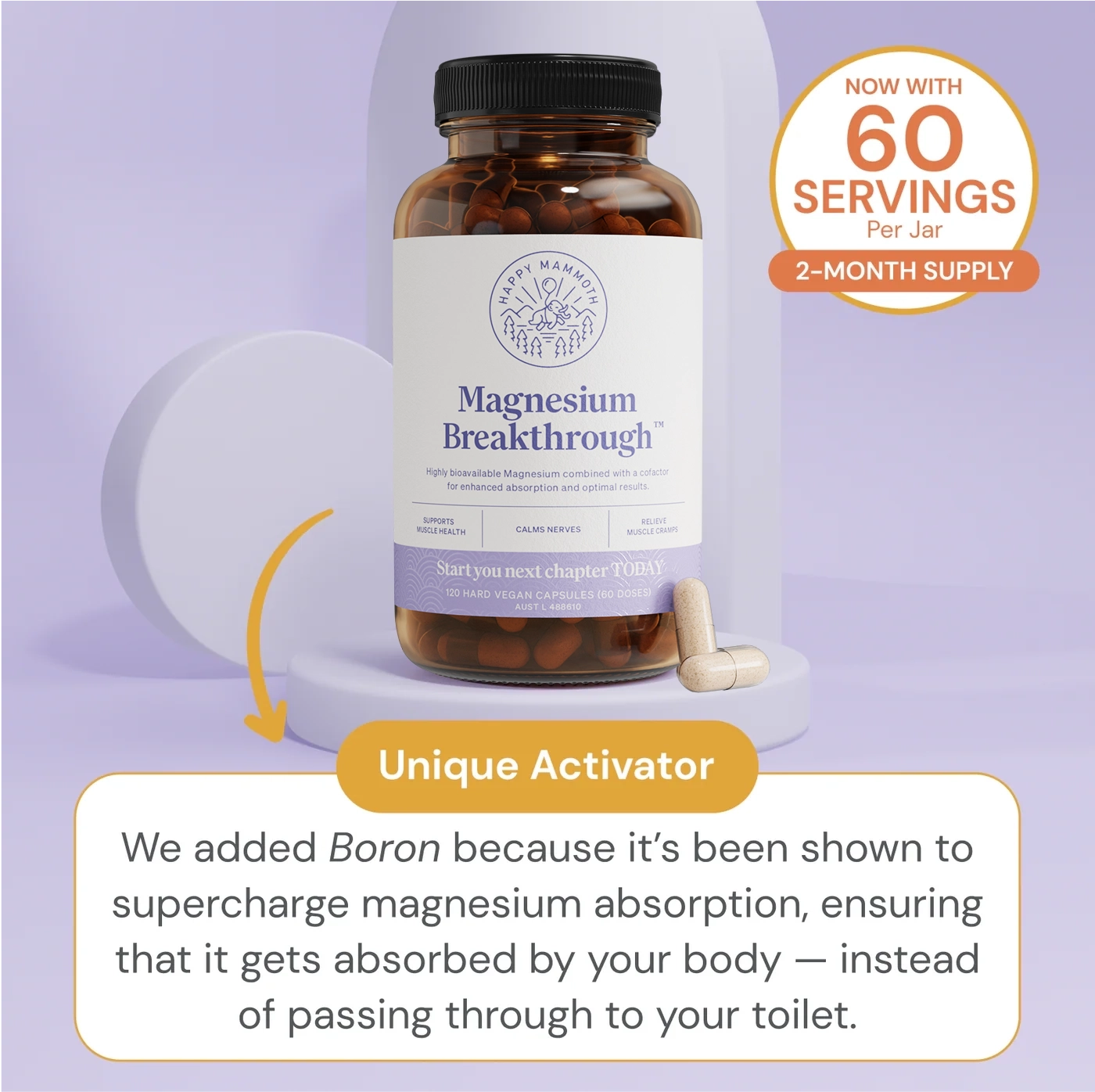 Magnesium Breakthrough™: For Natural Energy and Calming Mild 