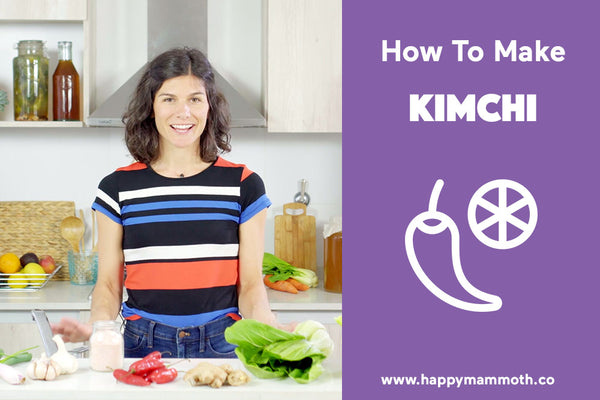 How To Make Kimchi with woman in striped shirt 
