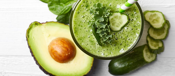 Avocado Celery and Cucumber help for bloating