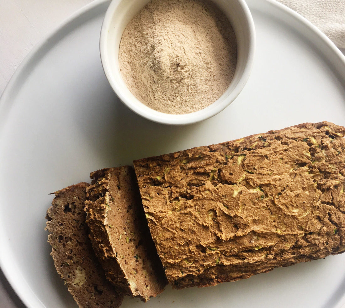 green banana and powder