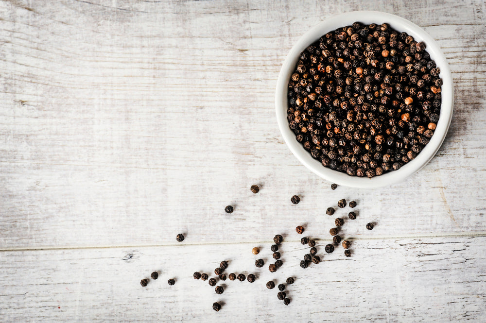 black peppercorns 
