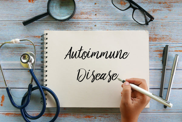 paper with the words "autoimmune disease"