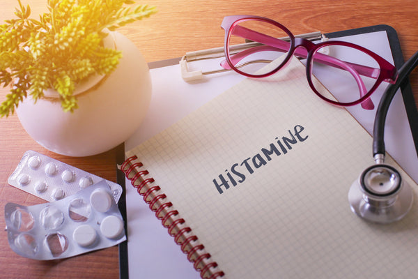 a journal with the word "histamine"