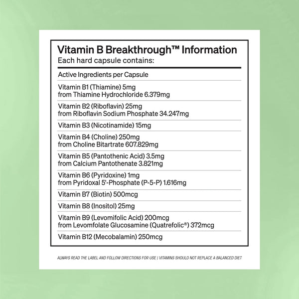 Vitamin B Breakthrough