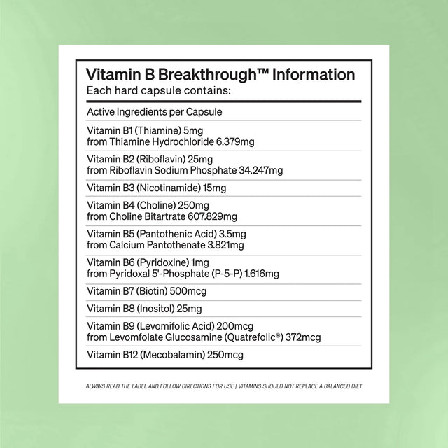 Vitamin B Breakthrough