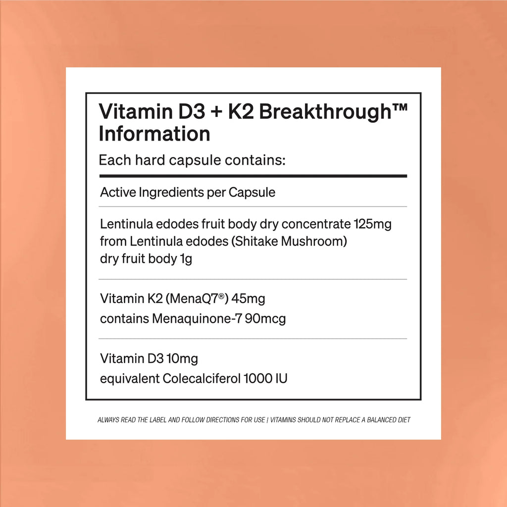 Vitamin D3 & K2 Breakthrough