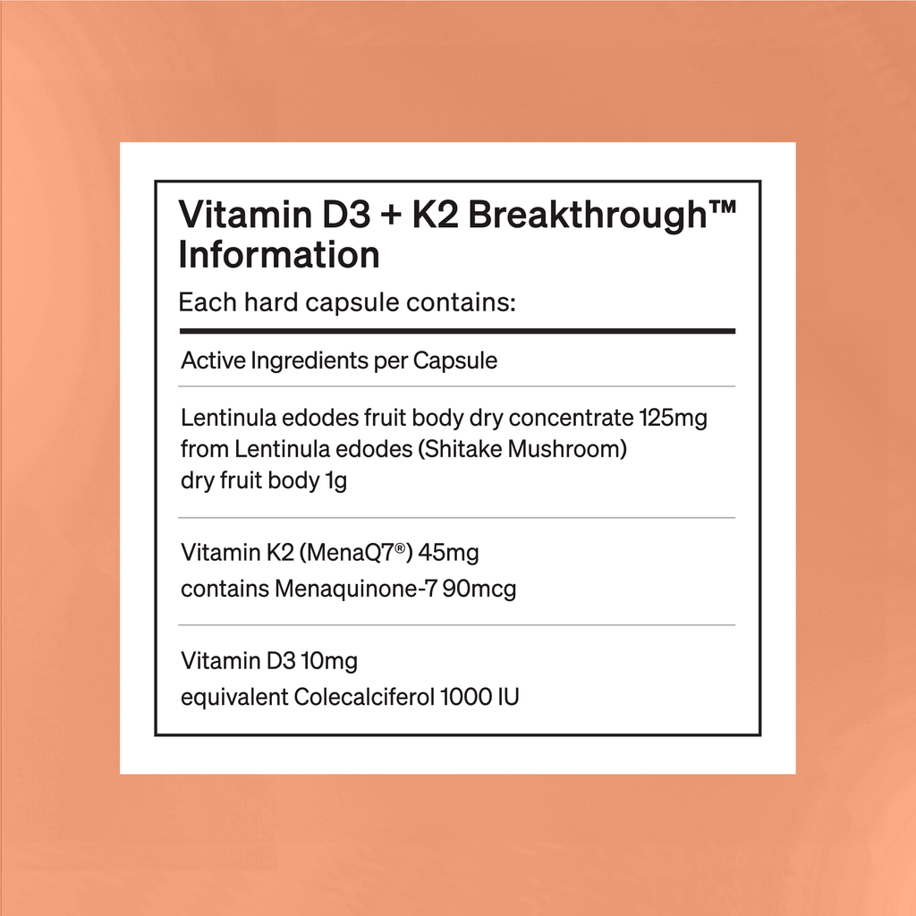 Vitamin D3 & K2 Breakthrough