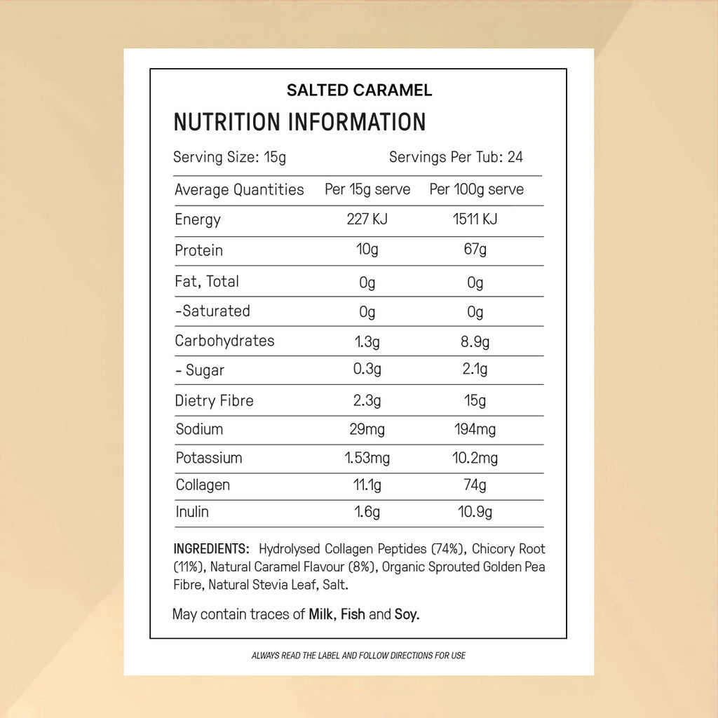 Prebiotic Collagen Protein (Salted Caramel - Limited Edition)