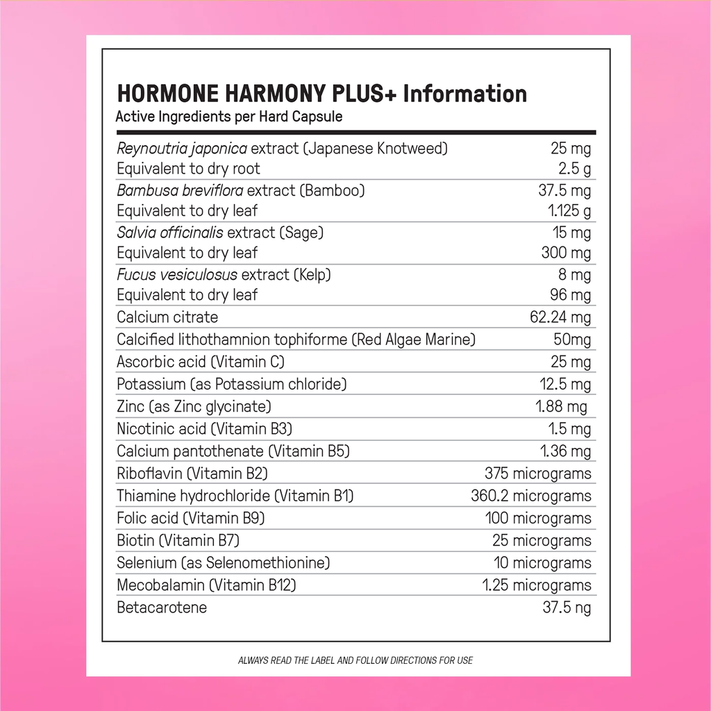 New Hormone Harmony PLUS+