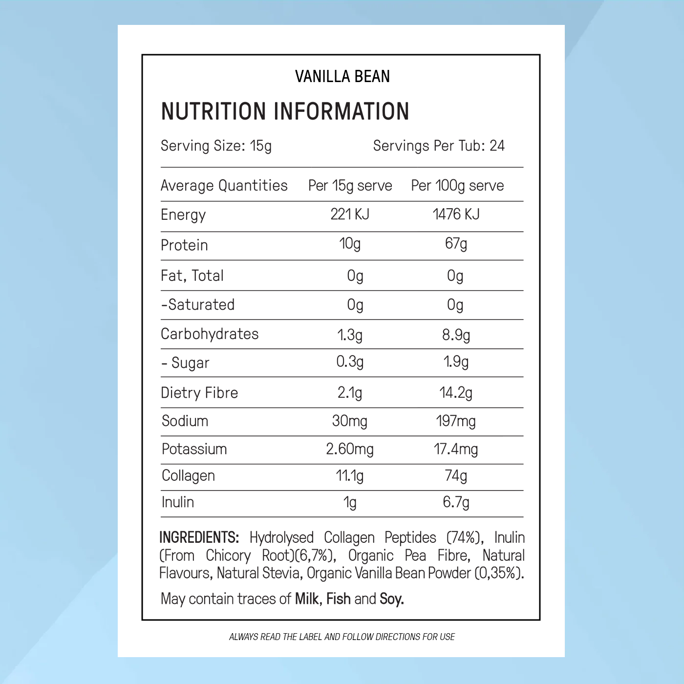 Prebiotic Collagen Protein