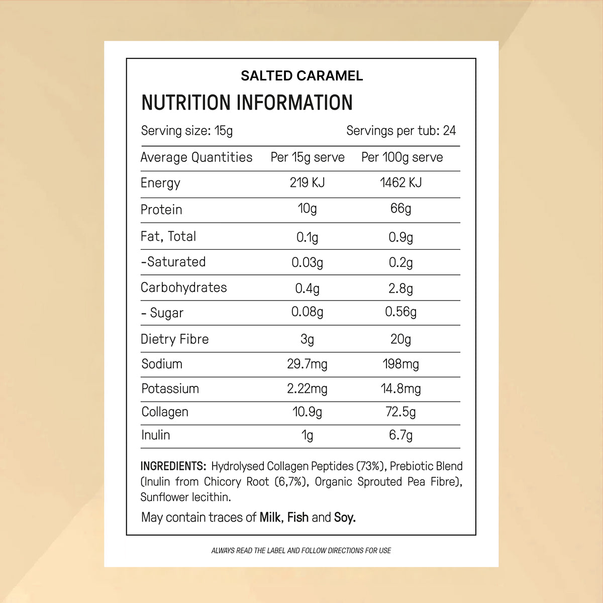 Prebiotic Collagen Protein