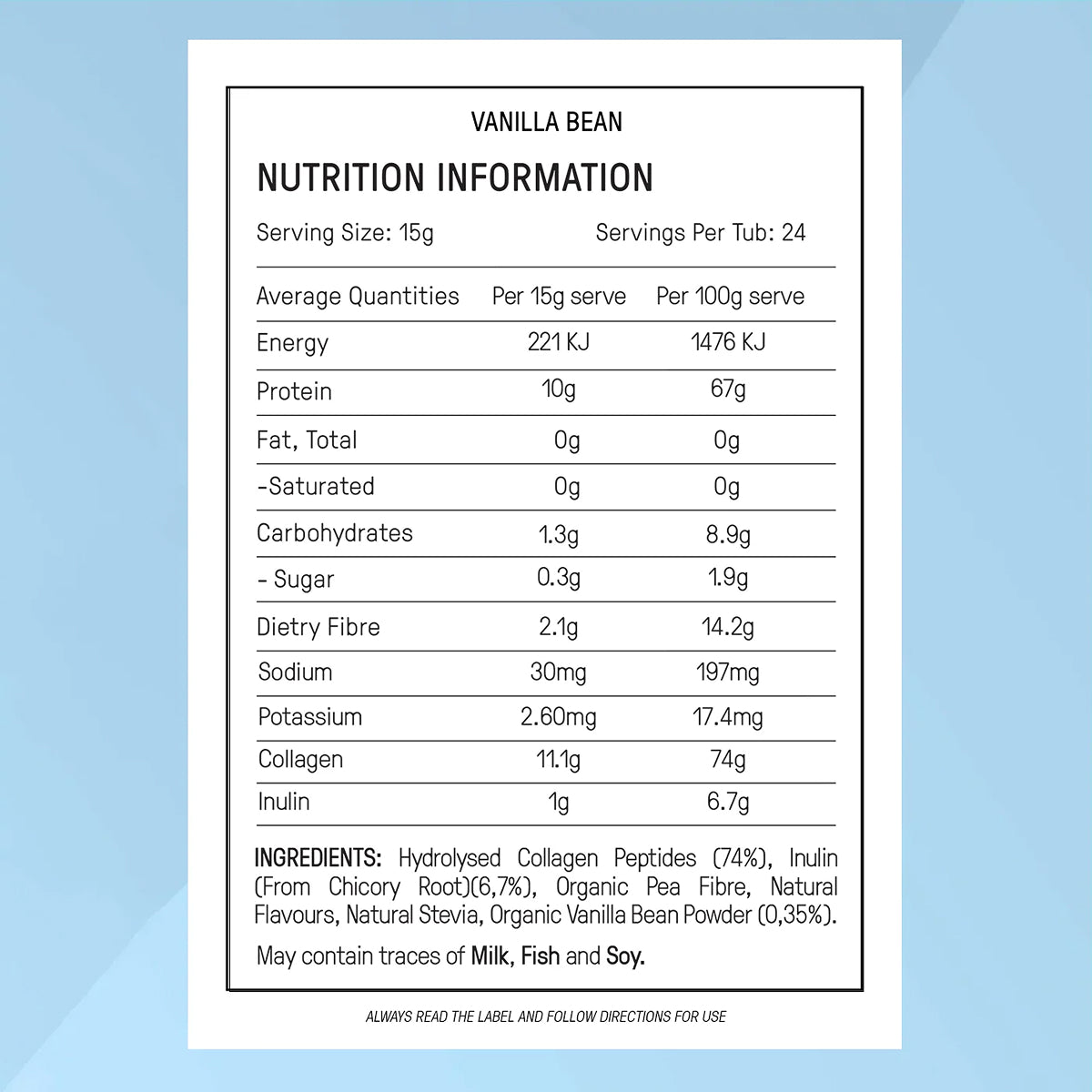 Prebiotic Collagen Protein